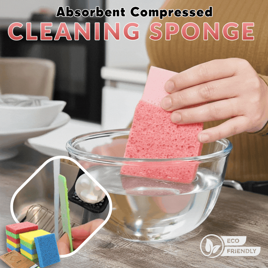 Kalveria® Absorbent Compressed Cleaning Sponge