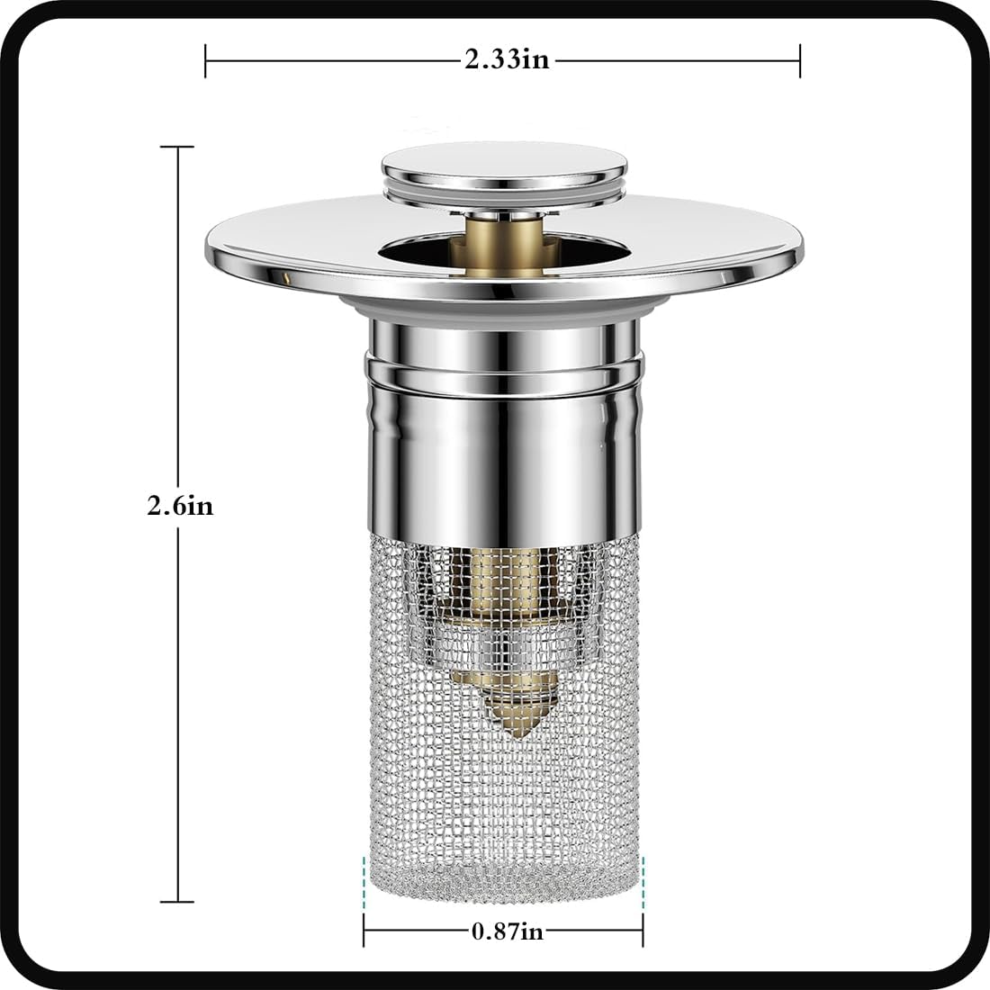 Kalveria® Multipurpose Drain Hair Catcher