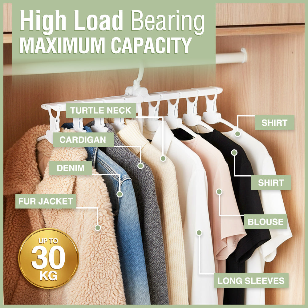 Kalveria® Quick-Retrieval Magic Hanger 👕 Ultimate Space-Saving & Instant Release Organizer