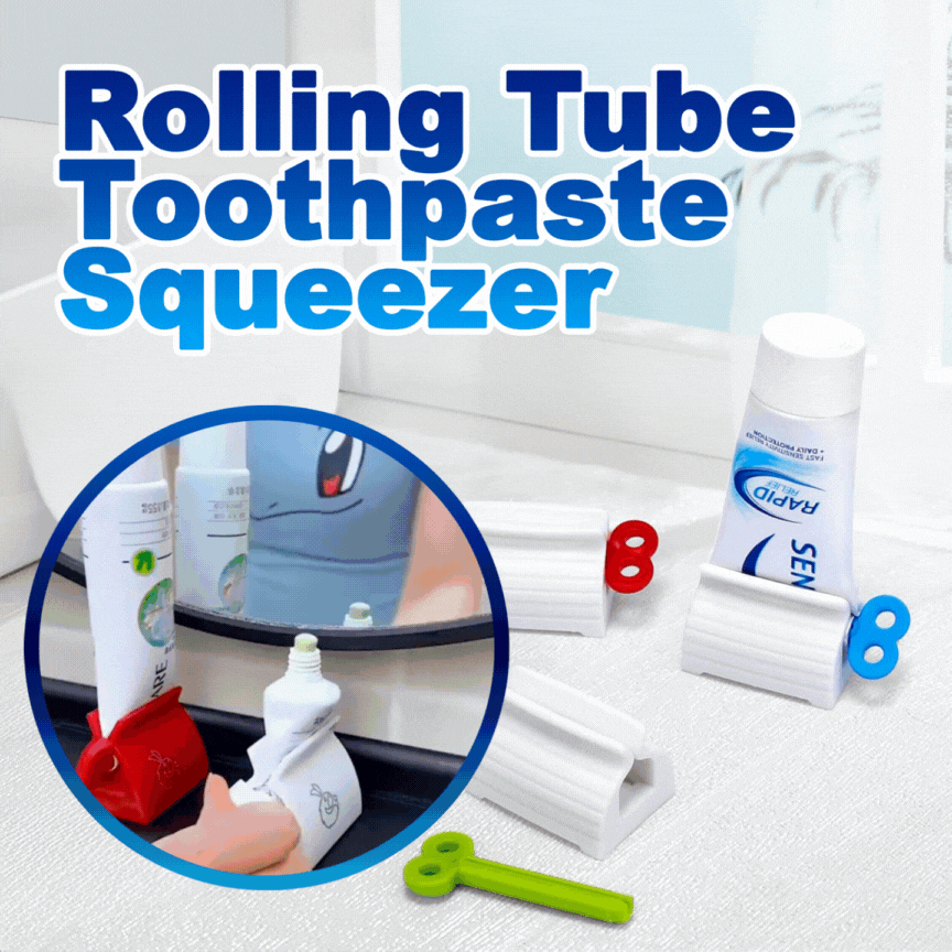 Kalveria® Rolling Tube Toothpaste Squeezer