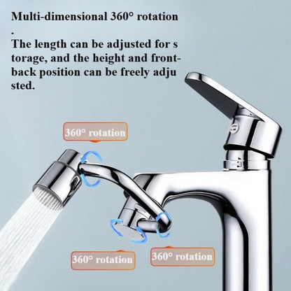 Kalveria® Rotatable Faucet Aerator Extension🚰 For Effortless, All-Angle Control!