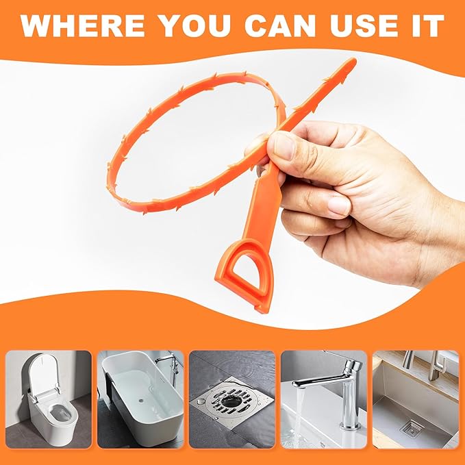 Kalveria® Drain Clog Remove & Cleaning Stick
