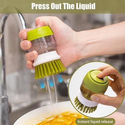 Kalveria® Dish Brush with Soap Dispenser