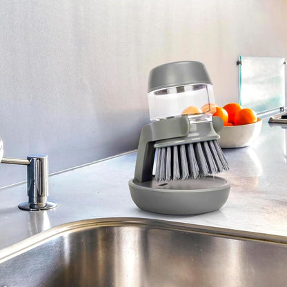 Kalveria® Dish Brush with Soap Dispenser