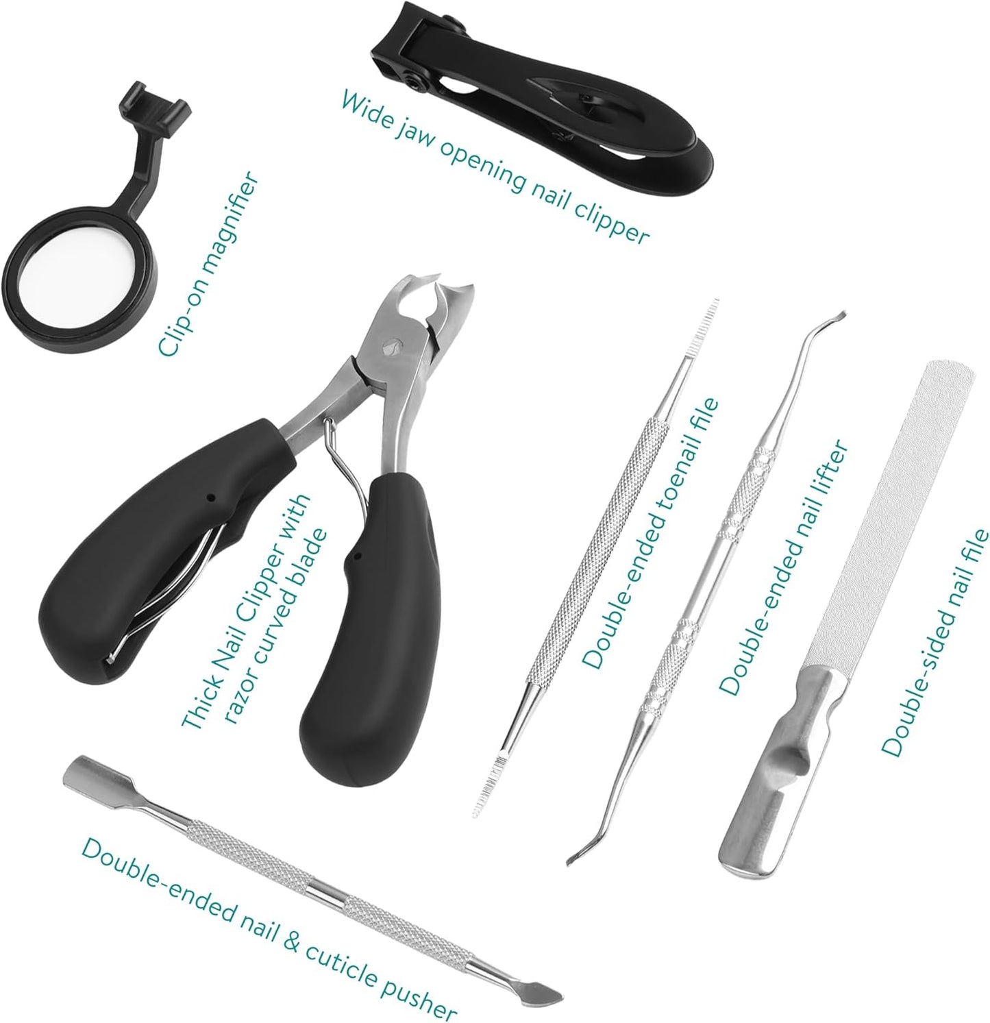 Kalveria® Thick Nail Clipper Set