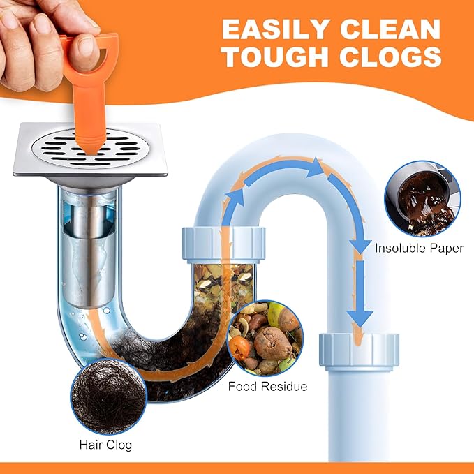 Kalveria® Drain Clog Remove & Cleaning Stick