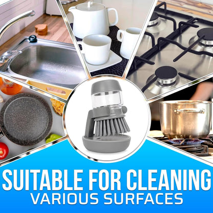 Kalveria® Dish Brush with Soap Dispenser
