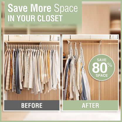Kalveria® Quick-Retrieval Magic Hanger 👕 Ultimate Space-Saving & Instant Release Organizer