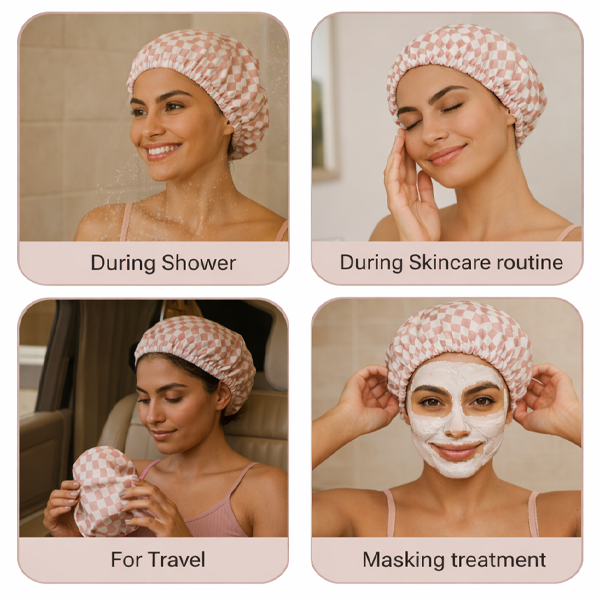 Kalveria® Double-layered Shower Cap