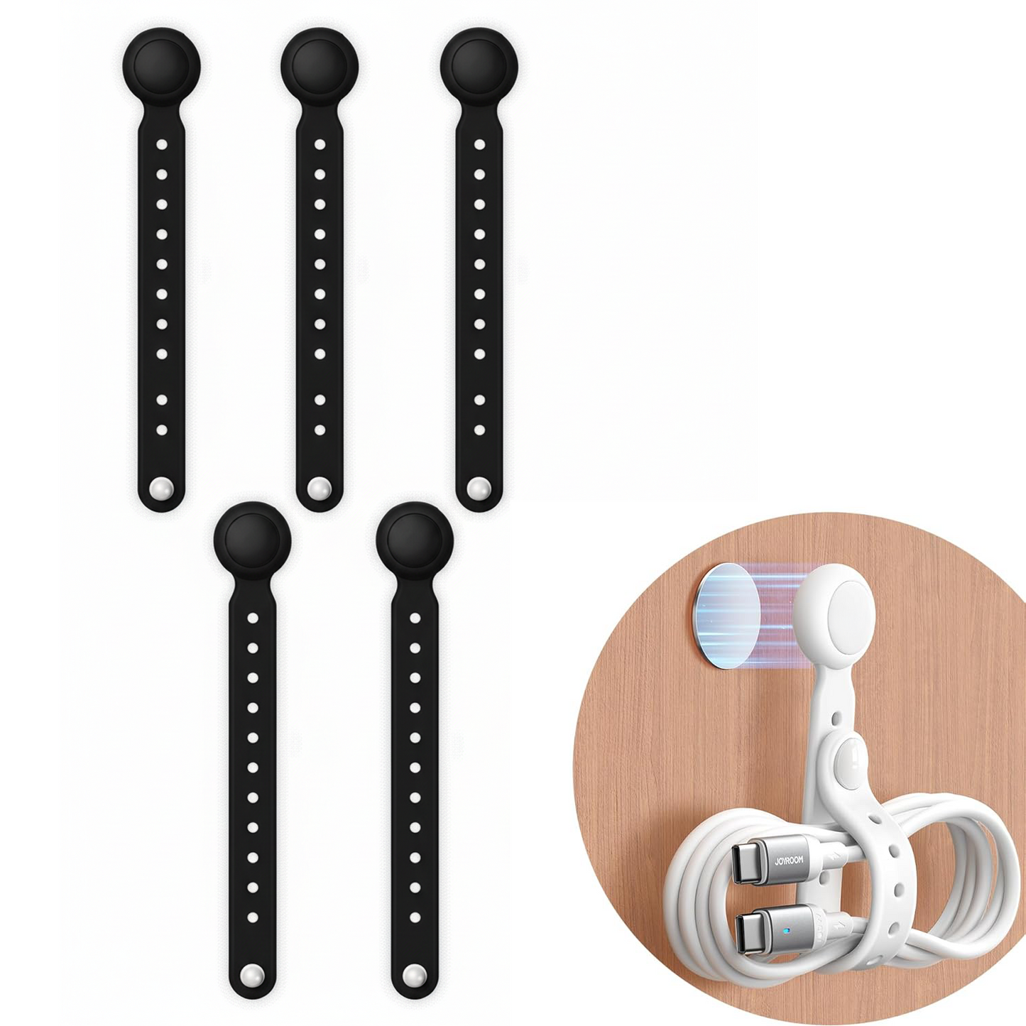 Kalveria® Magnetic Silicone Cable Ties