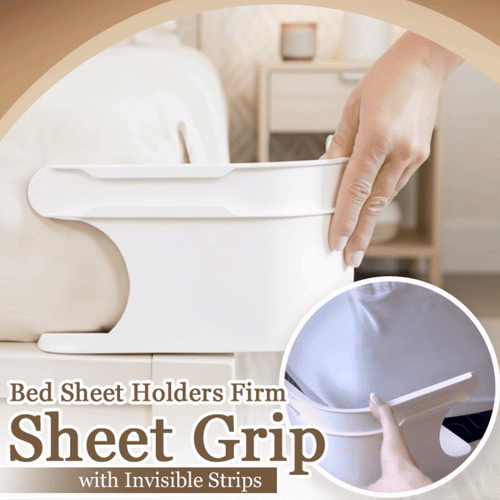 Kalveria® Fitted Bed Sheet Holders Firm Sheet Grip with Invisible Strips