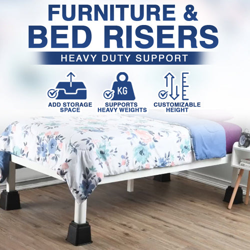 Kalveria® Furniture & Bed Risers Heavy Duty Support