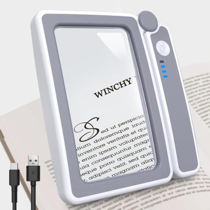 Kalveria® LED Light Book Page Magnifier