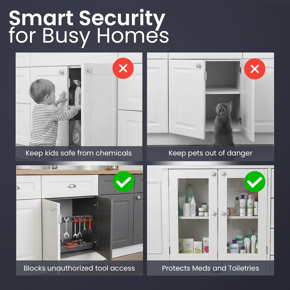 Kalveria® Ultra-Thin Invisible Cabinet Door Magnets