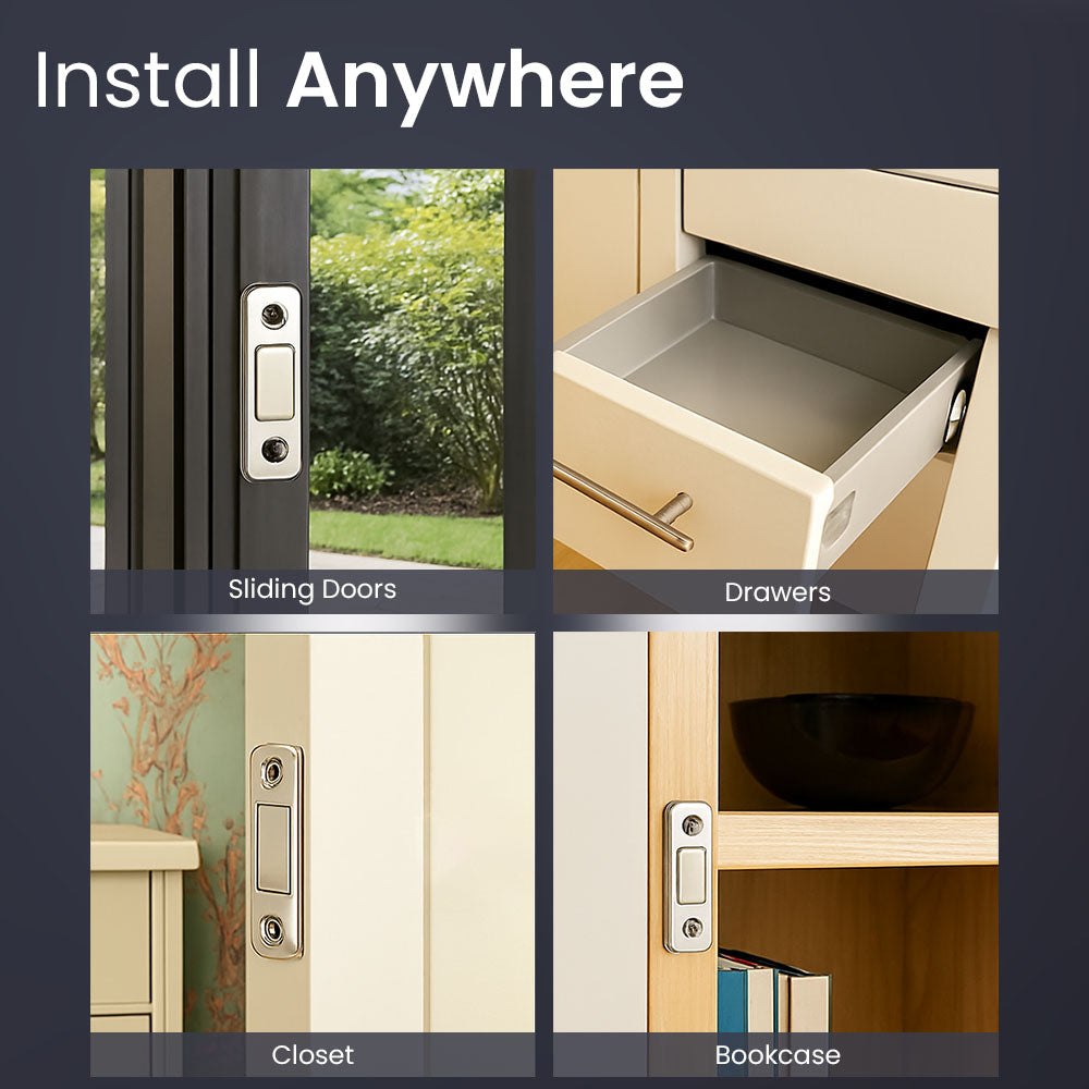 Kalveria® Ultra-Thin Invisible Cabinet Door Magnets