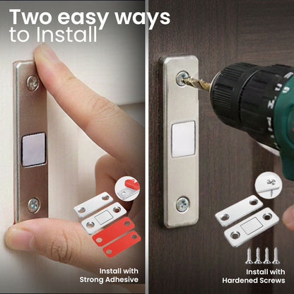 Kalveria® Ultra-Thin Invisible Cabinet Door Magnets