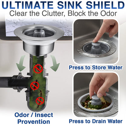 ❤️ Kalveria® Kitchen Sink Drain Strainer and Stopper