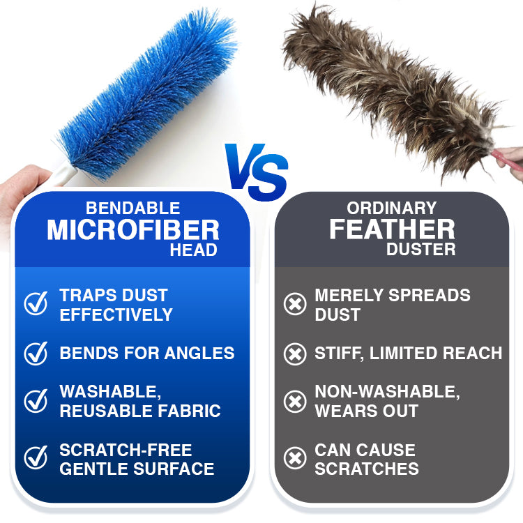 ✅ Kalveria® Bendable Microfiber Head