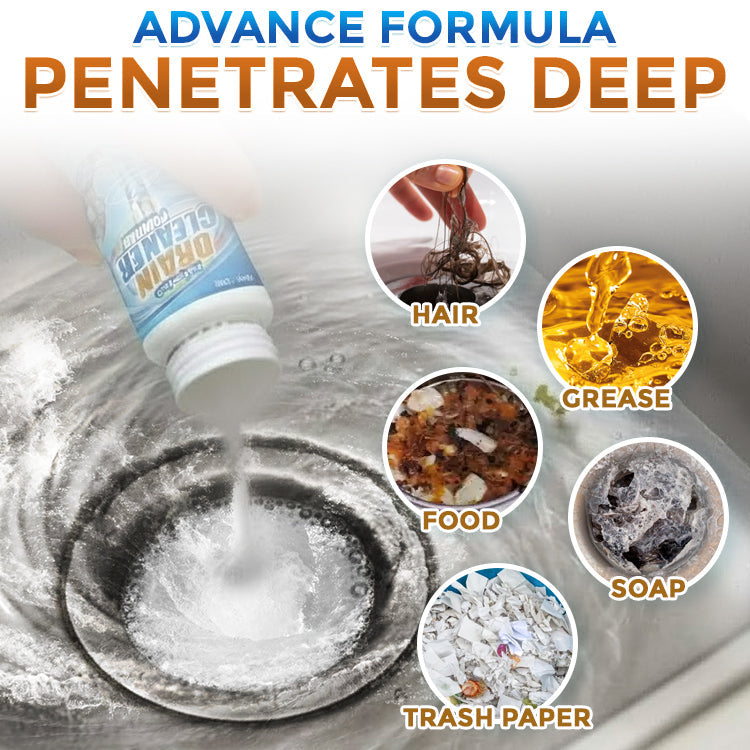 Kalveria® Instant Clear Drain & Pipe Cleaner Powder