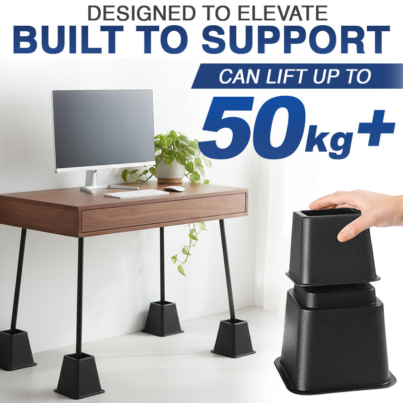 Kalveria® Furniture & Bed Risers Heavy Duty Support