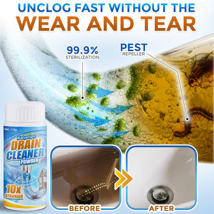 Kalveria® Instant Clear Drain & Pipe Cleaner Powder