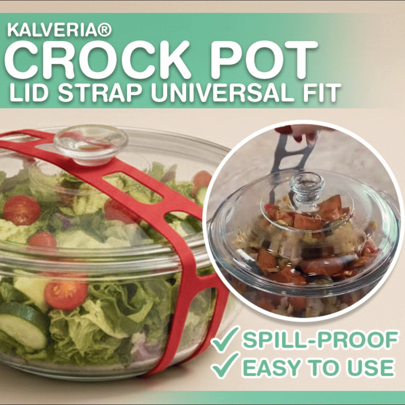 Kalveria® Crock Pot Lid Strap Universal Fit