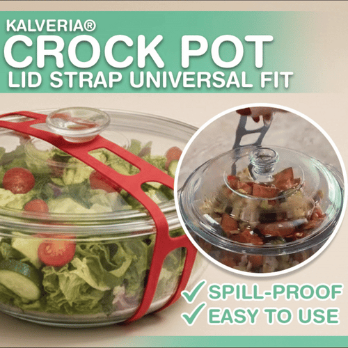 Kalveria® Crock Pot Lid Strap Universal Fit