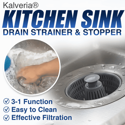 ❤️ Kalveria® Kitchen Sink Drain Strainer and Stopper