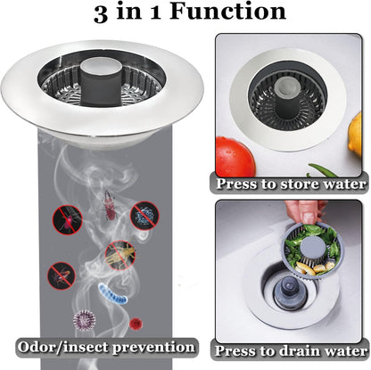 Kalveria® Kitchen Sink Drain Strainer and Stopper