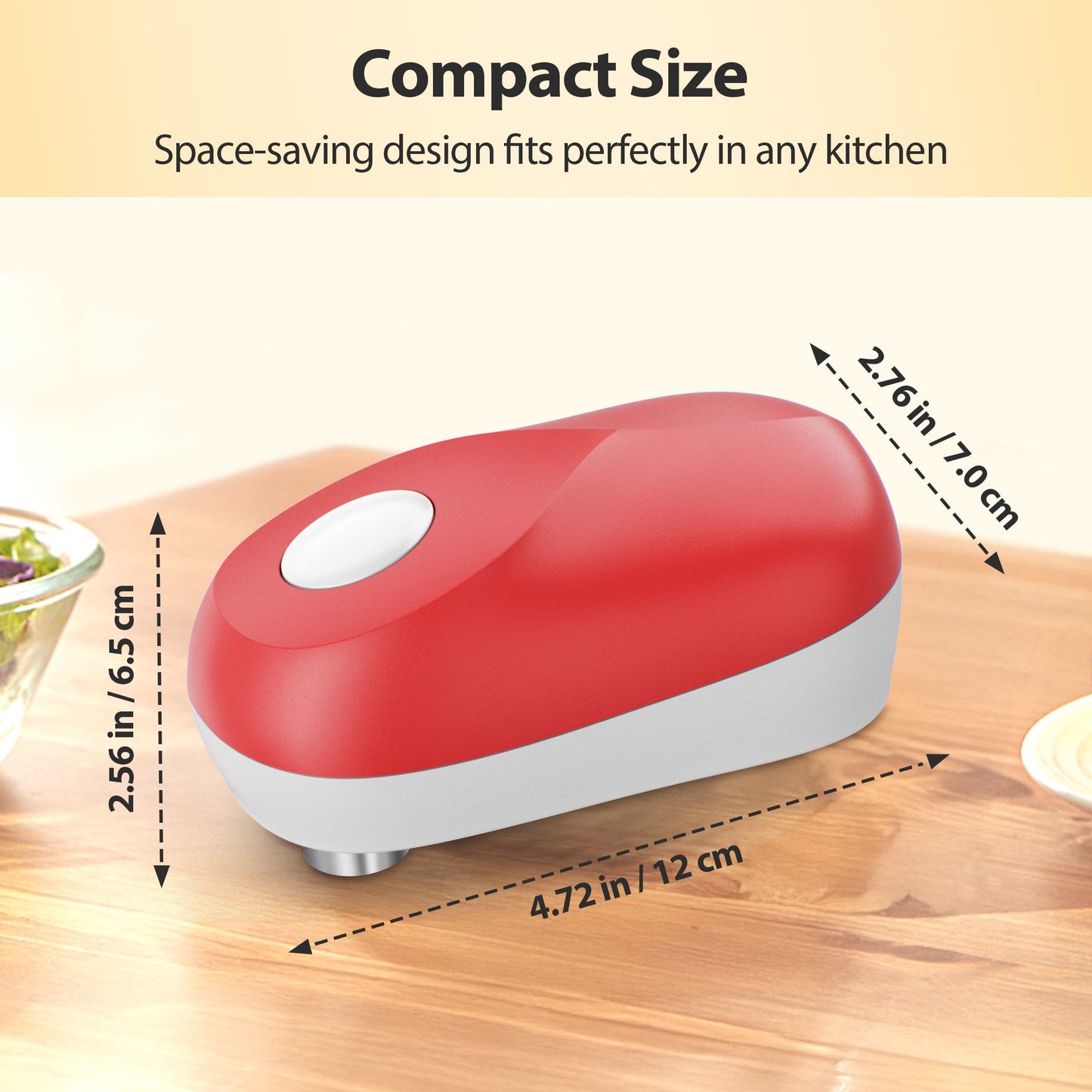Kalveria® One-Touch Automatic Battery-Operated Hands-Free Can Opener