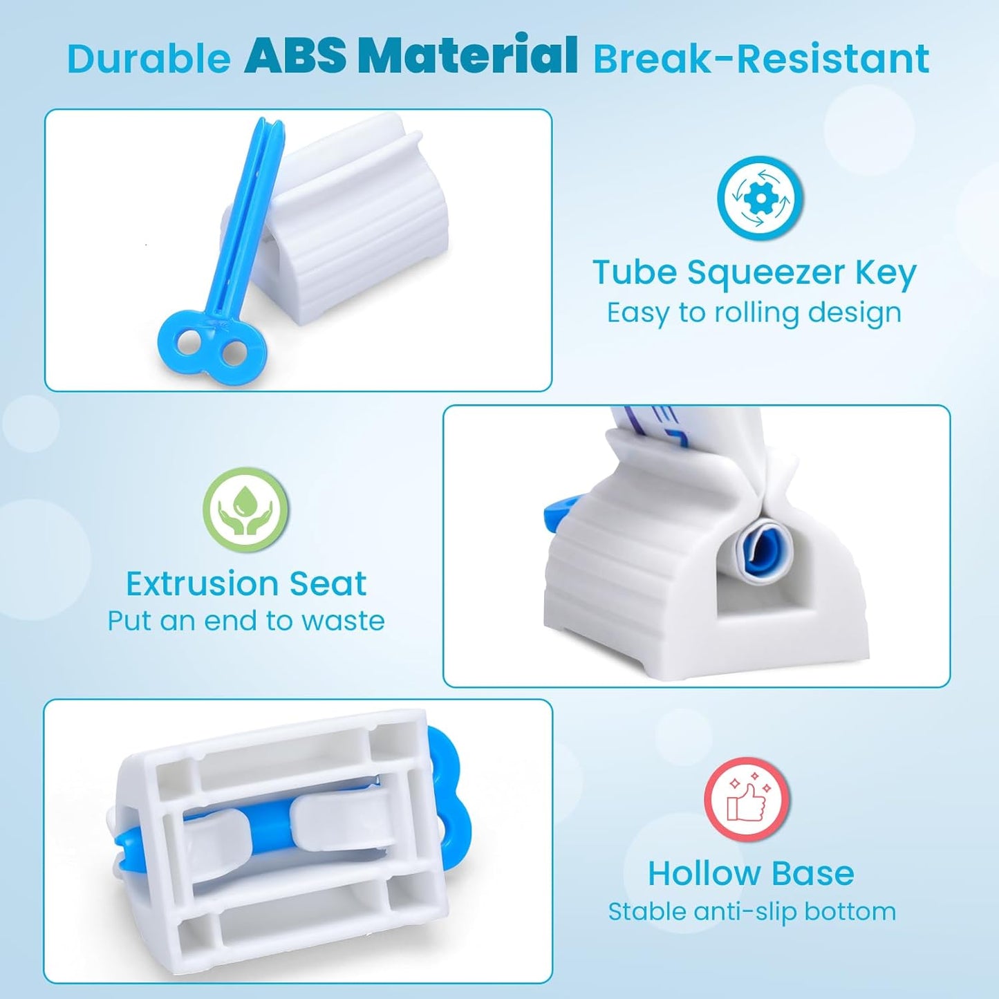 Kalveria® Rolling Tube Toothpaste Squeezer