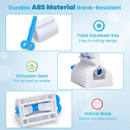 Kalveria® Rolling Tube Toothpaste Squeezer
