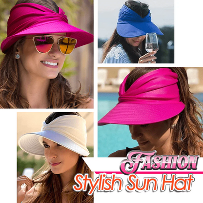 Kalveria® Summer Sun Visor Ponytail Hat