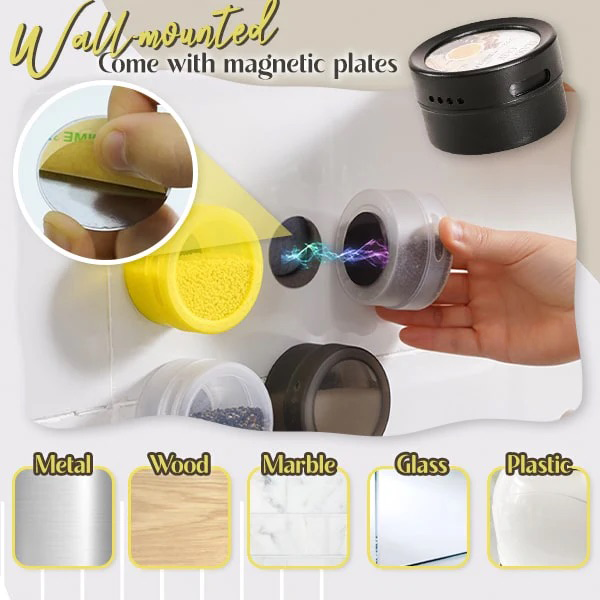 Kalveria® Magnetic Wall-Mounted Spice Jar