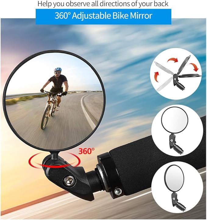 Kalveria® Handlebar Bike Mirrors