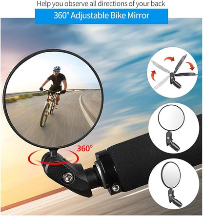 Kalveria® Handlebar Bike Mirrors