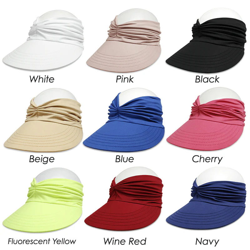 Kalveria® Summer Sun Visor Ponytail Hat
