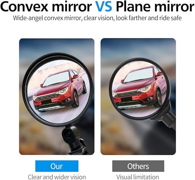 Kalveria® Handlebar Bike Mirrors