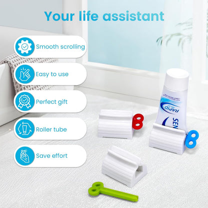 Kalveria® Rolling Tube Toothpaste Squeezer