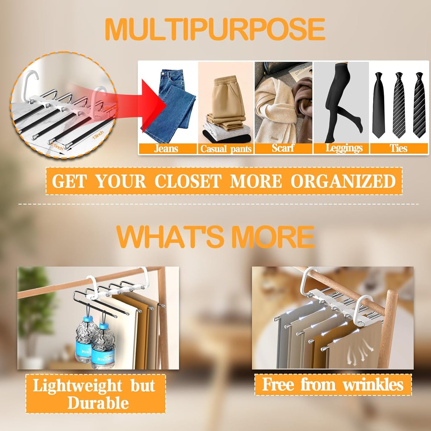 👕 Kalveria® Magic Foldable Hangers