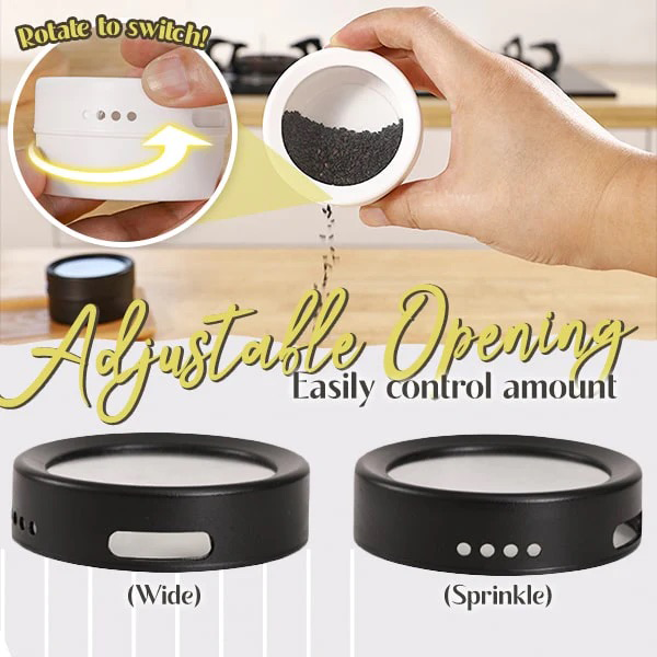 Kalveria® Magnetic Wall-Mounted Spice Jar