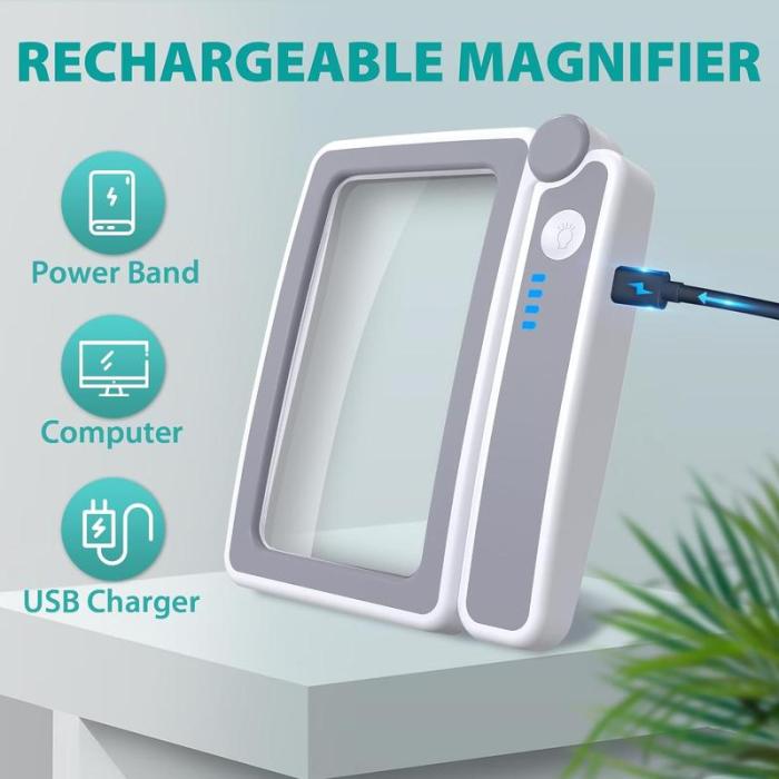 Kalveria® LED Light Book Page Magnifier