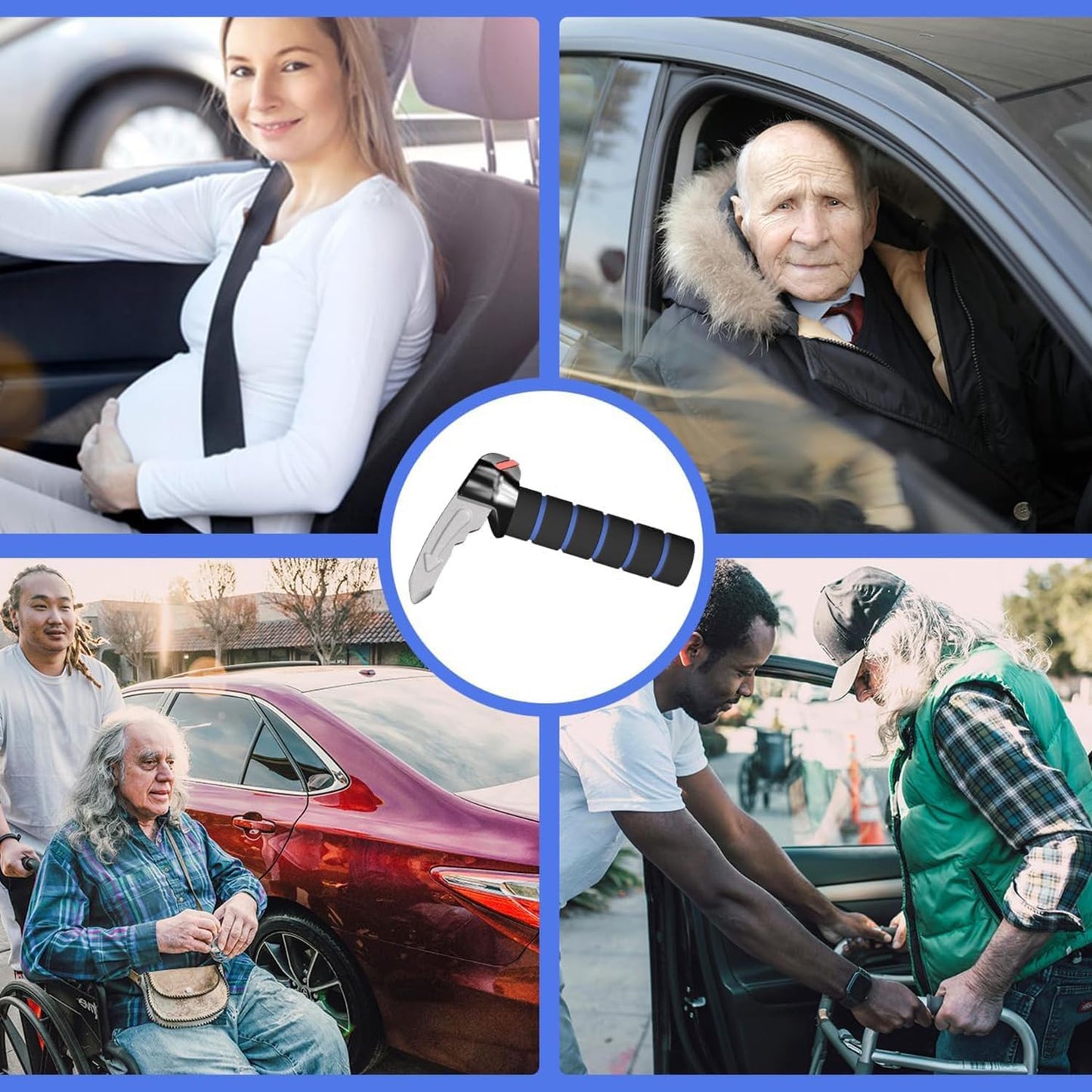 Kalveria® Portable Car Door Assist Handles