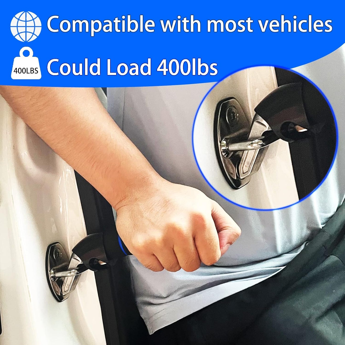 Kalveria® Portable Car Door Assist Handles