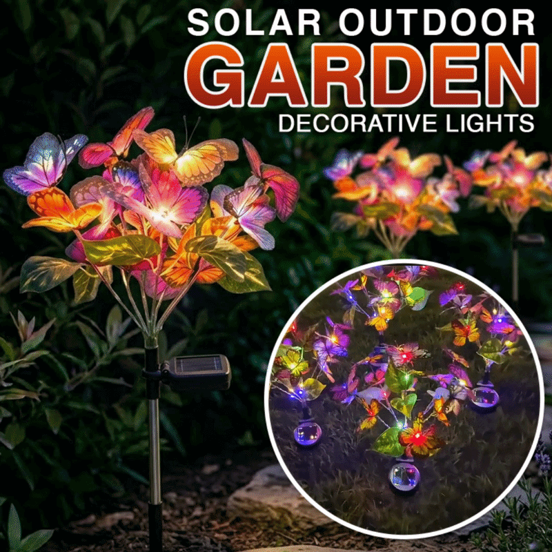 Kalveria® Solar Butterfly Garden Decorative Lights