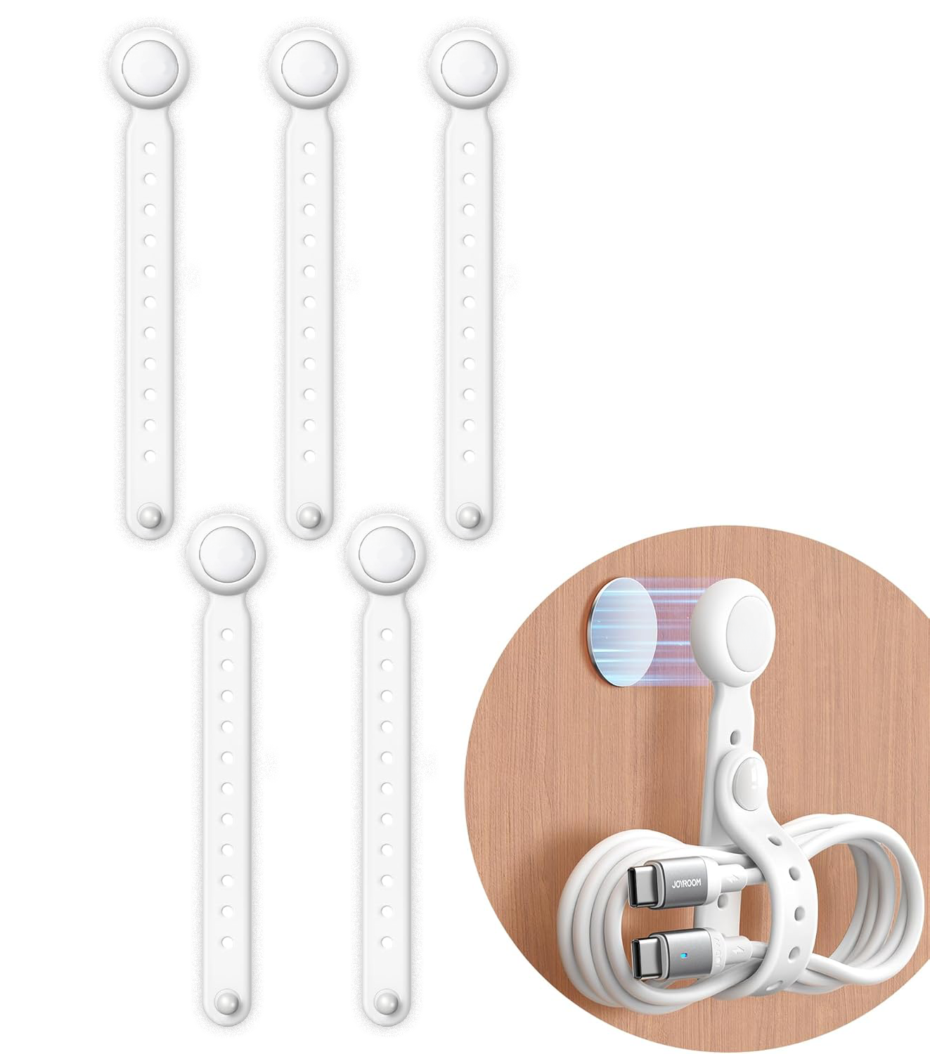 Kalveria® Magnetic Silicone Cable Ties