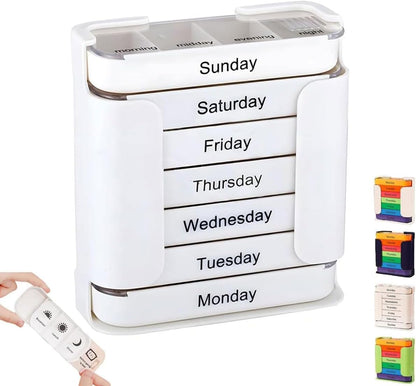 Kalveria® Weekly Daily Medicine Pill Storage Box